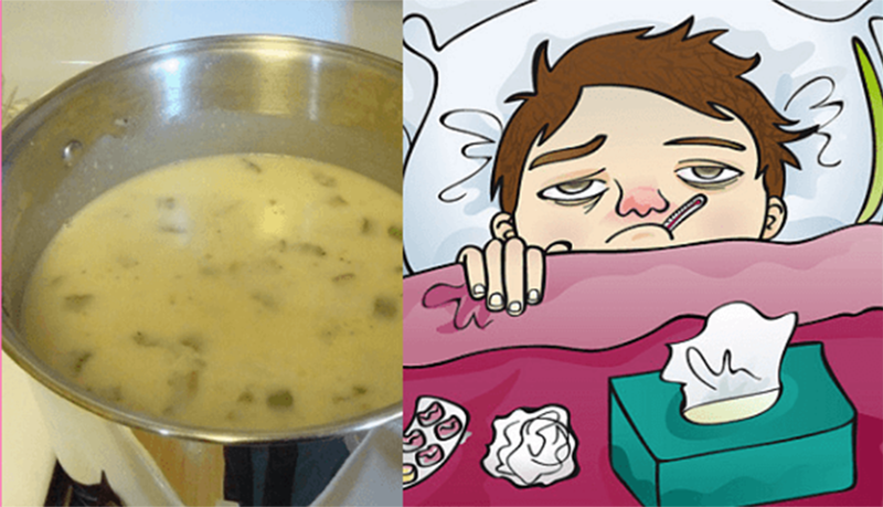 Soupe à l’ail et au gingembre pour traiter les norovirus, le rhume et la grippe