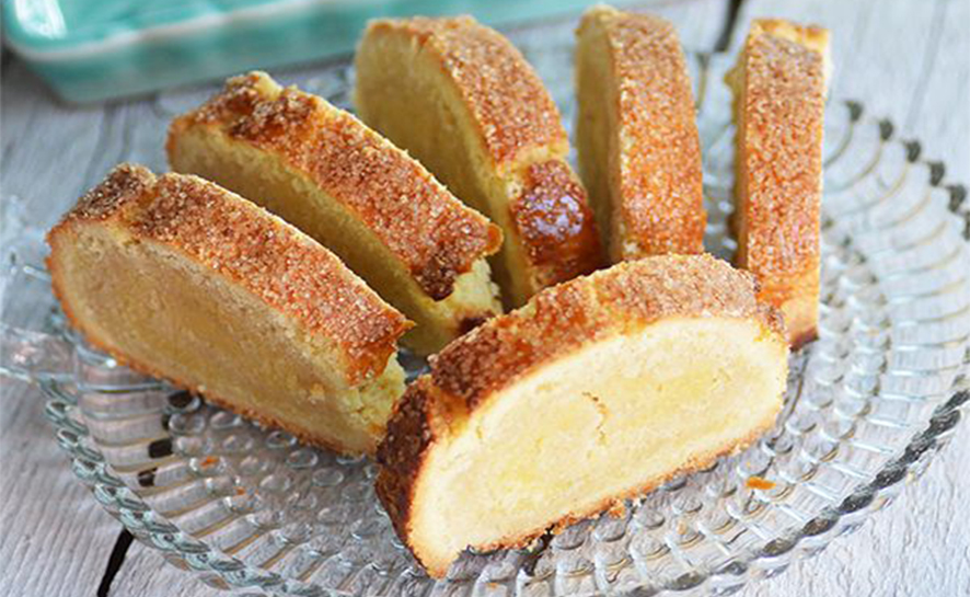 Gâteau roulé aux amandes