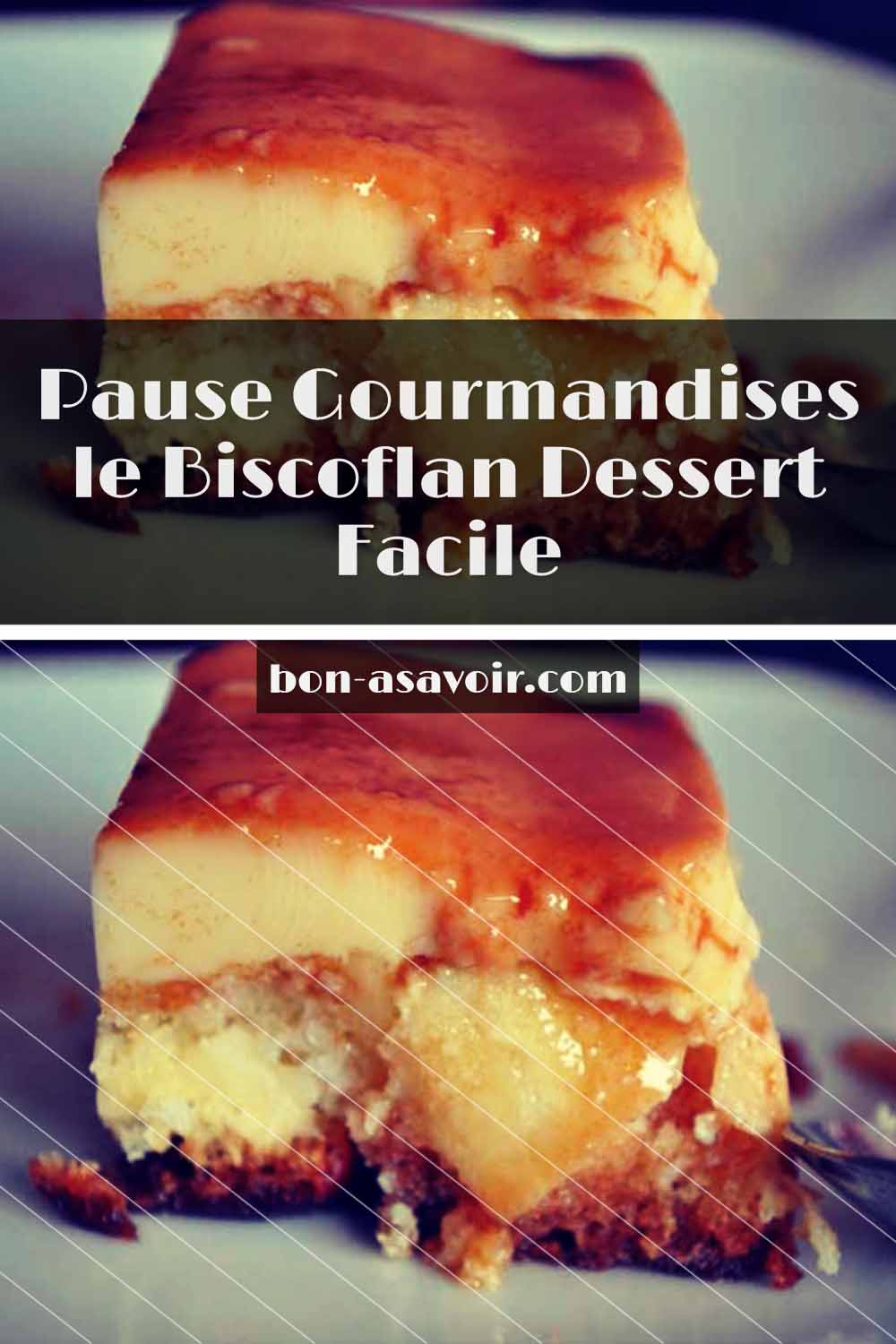 Pause Gourmandises: le Biscoflan Dessert Facile