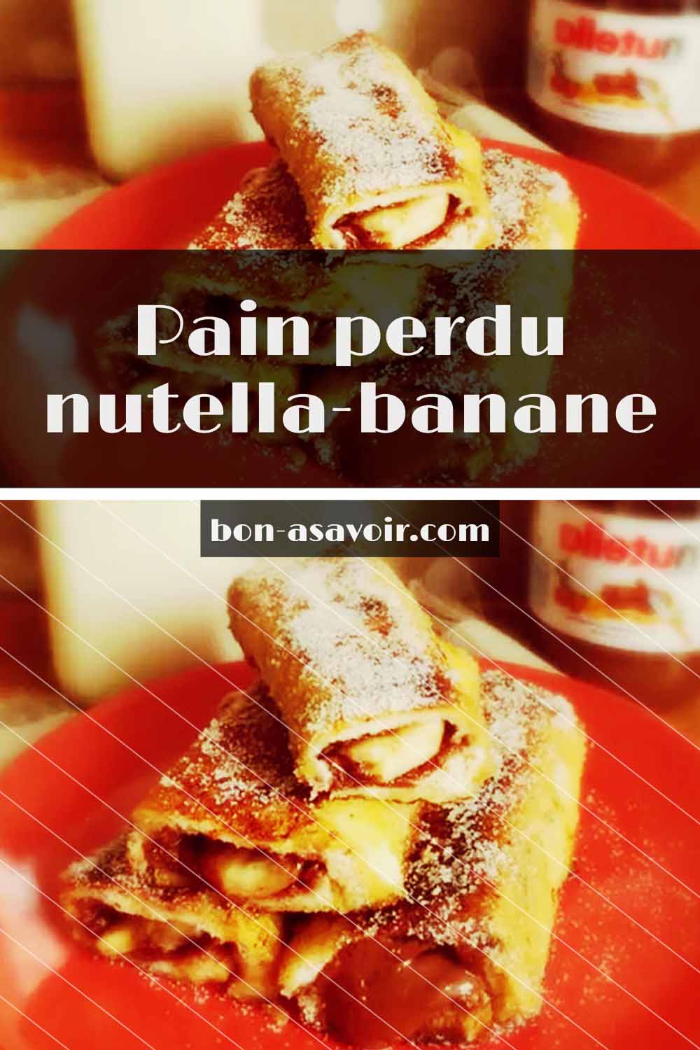 Pain perdu nutella-banane