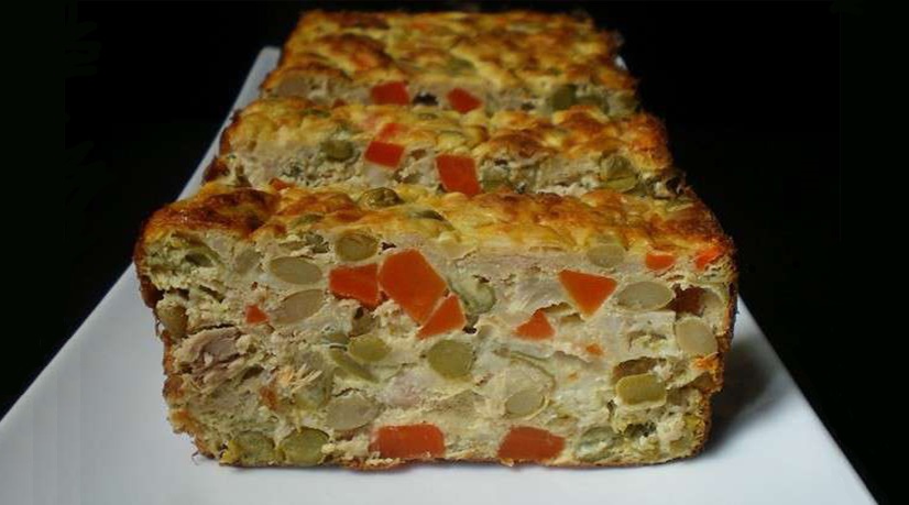 Terrine de thon froide aux légumes