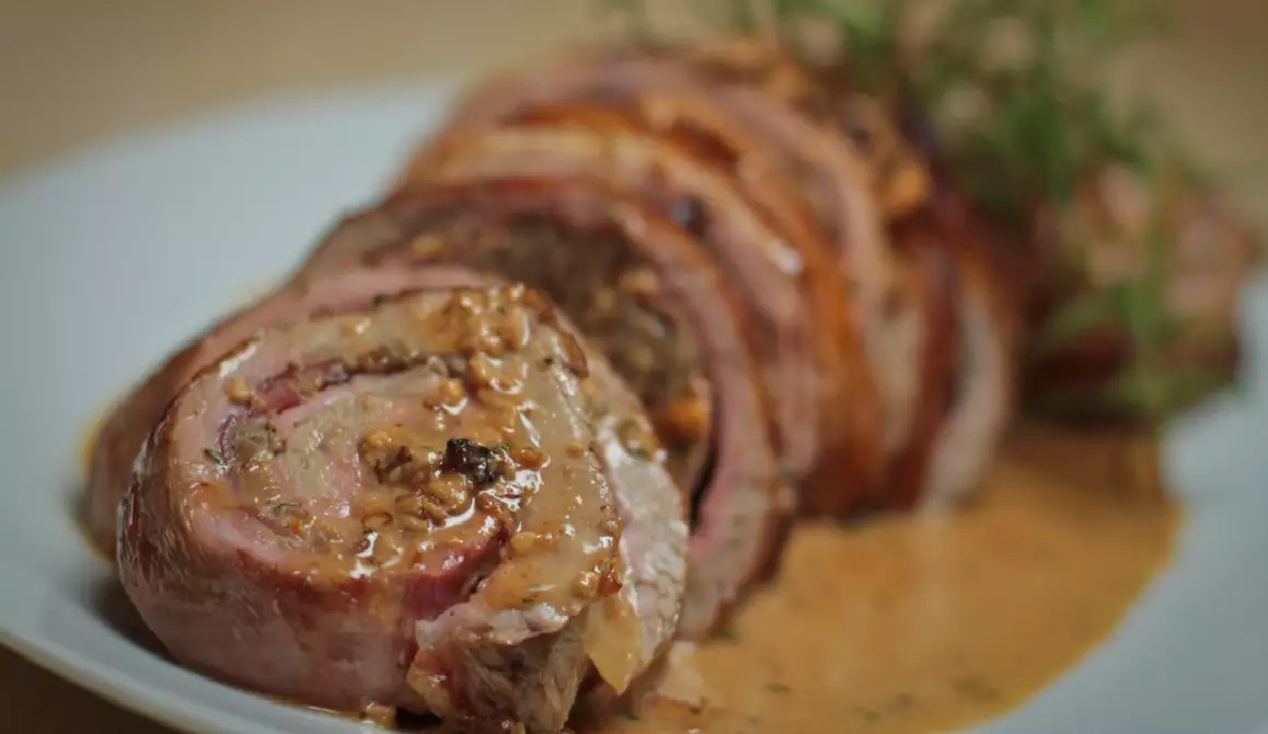 Un bon escalopes de veau lard & comté