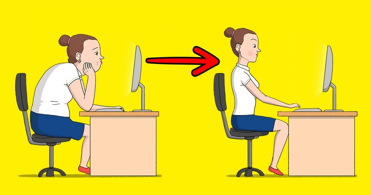 8 Exercices que tu peux faire sans te lever de ton bureau