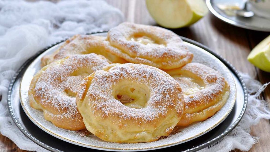 Recette beignets aux pommes au four de mamie