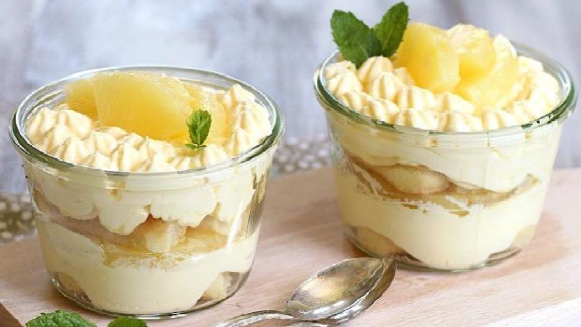 Recette tiramisu d’ananas crémeux au goût frais et léger