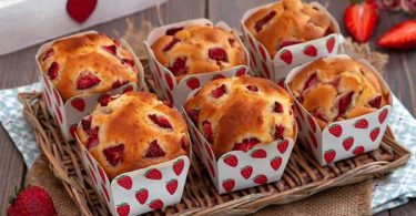 Muffins aux fraises et au mascarpone facile